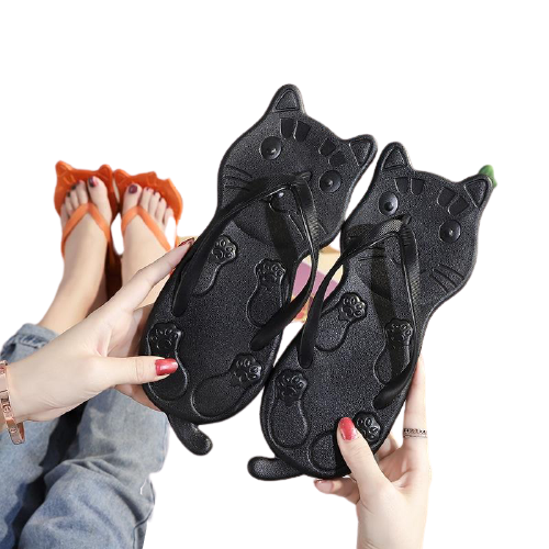 Cat flip flops by Style's Bug - Style's Bug