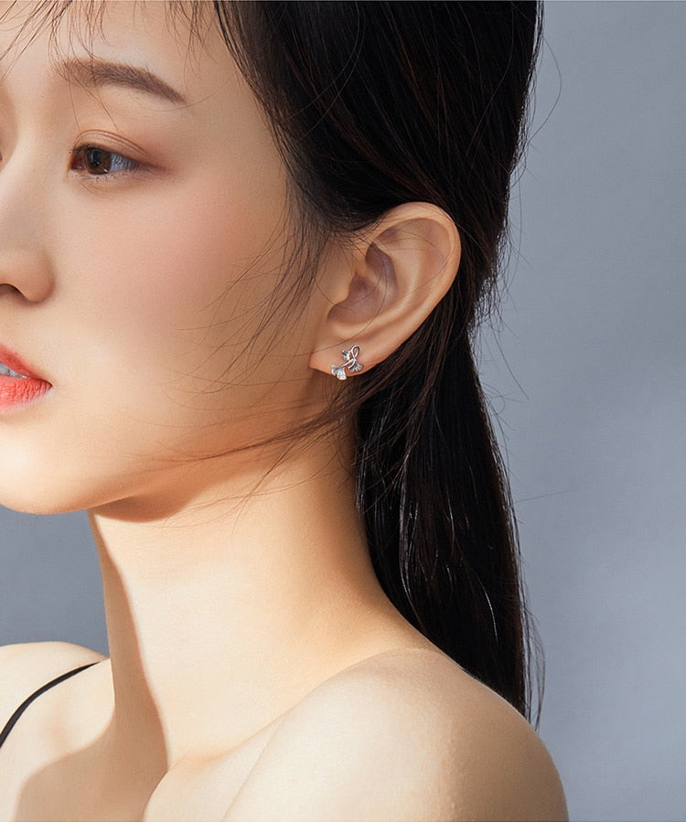 Ginkgo Leaf earrings by Style's Bug - Style's Bug