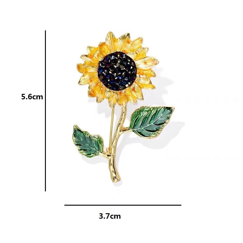 Sunflower brooches by Style's Bug (2pcs pack) - Style's Bug