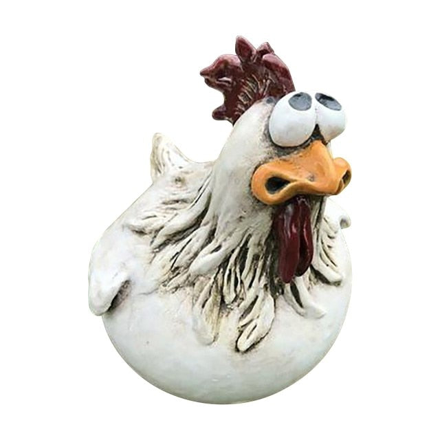 Chicken fence Statues by Style's Bug - Style's Bug