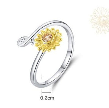 Sunflower ring by Style's Bug - Style's Bug