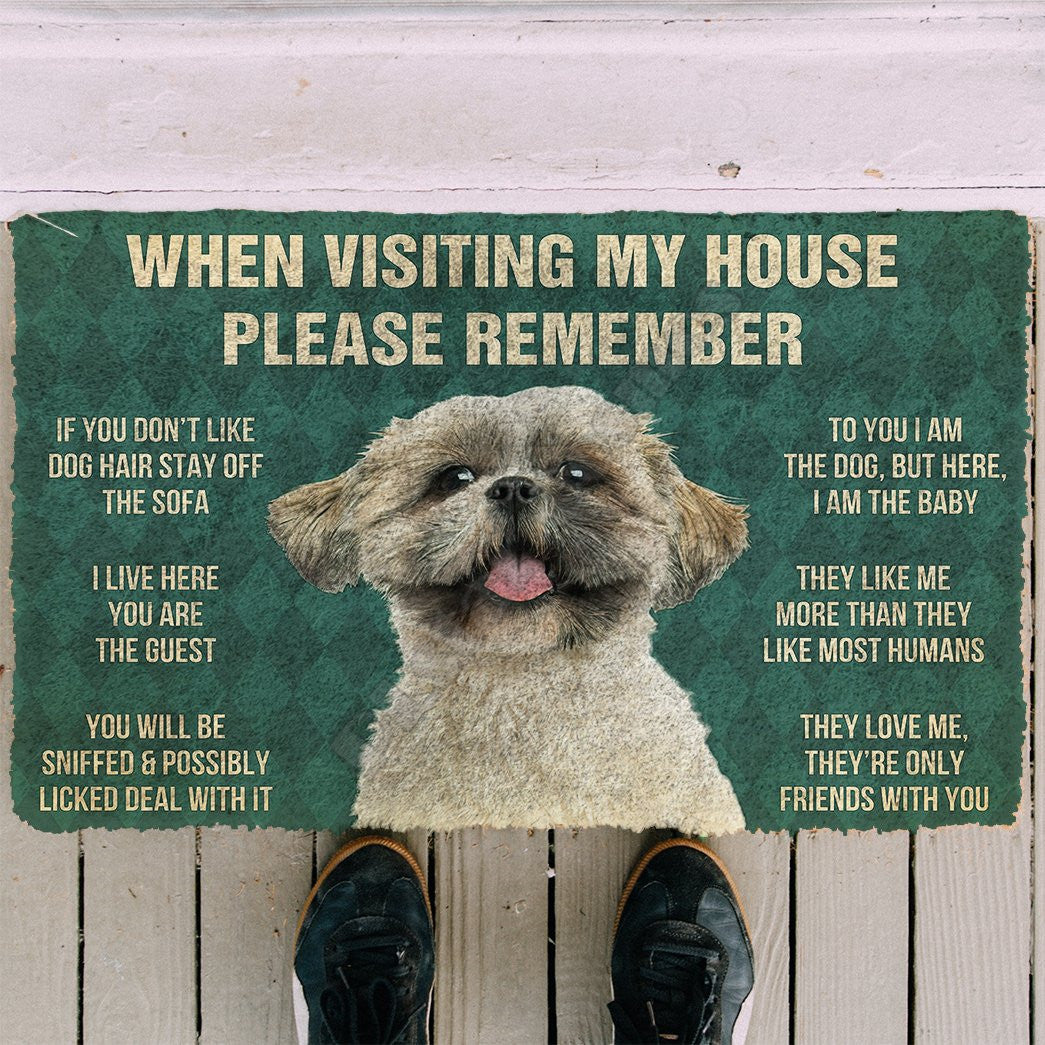 " Shih Tzu Rules " mats by Style's Bug - Style's Bug