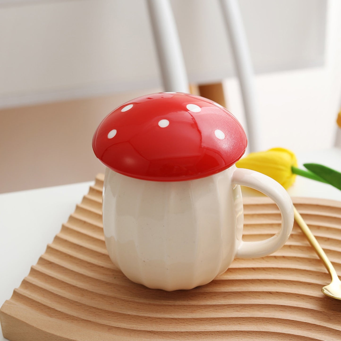 Realistic Mushroom mugs by Style's Bug (with lid) - Style's Bug