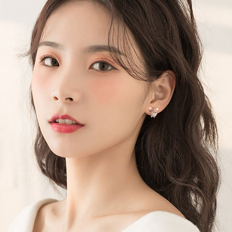 Rat & Cheese earrings by Style's Bug - Style's Bug