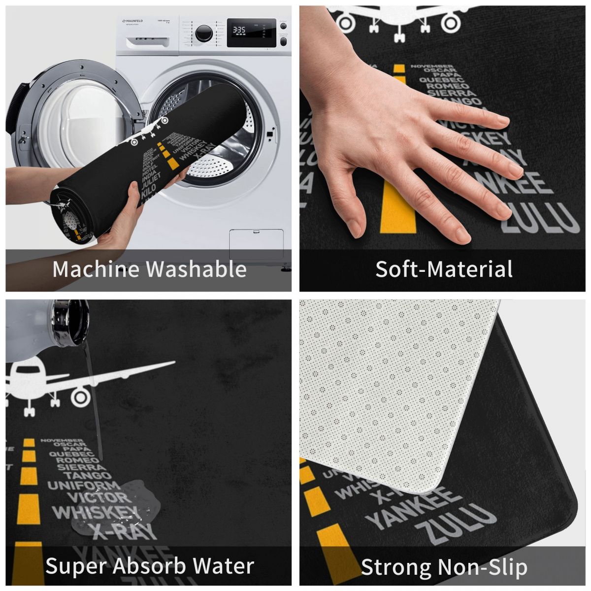 Airplane Landing mat by SB - Style's Bug