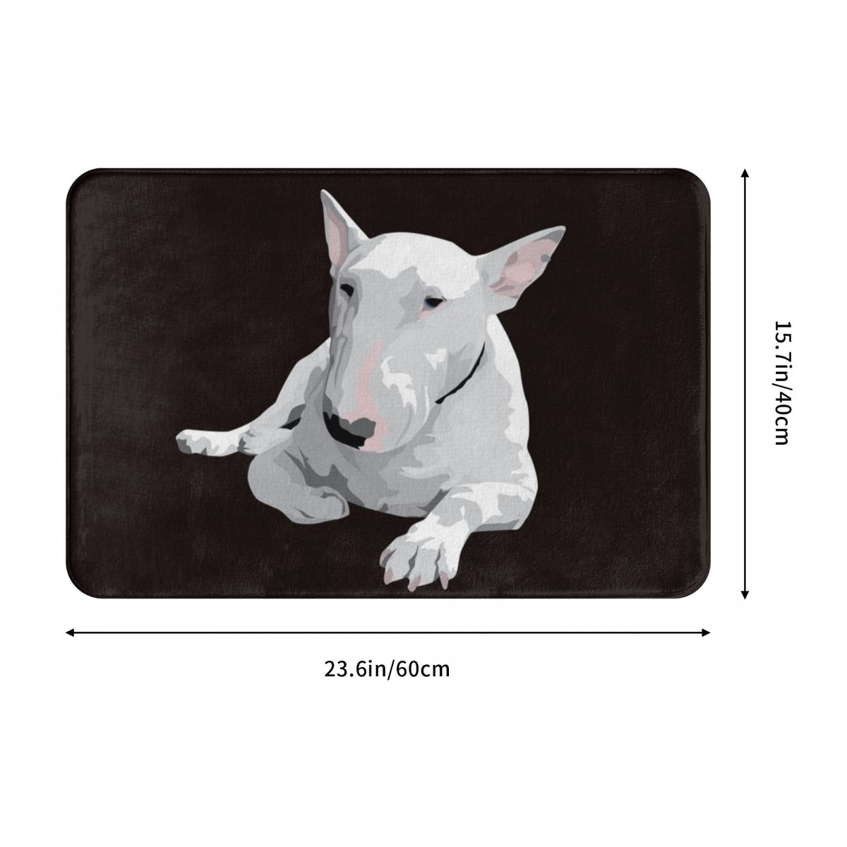 Bull Terrier Rug by Style's Bug - Style's Bug