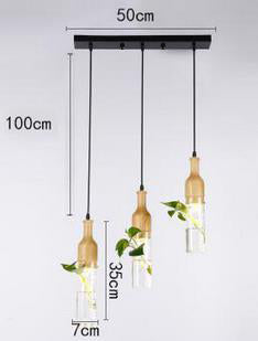 Modern plant bottle lights by Style's Bug - Style's Bug 3 bulb heads + Bar base