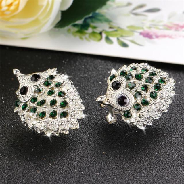 The Hedgehog earrings by Style's Bug - Style's Bug Green