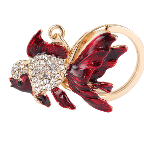 Red Goldfish keychain by SB - Style's Bug