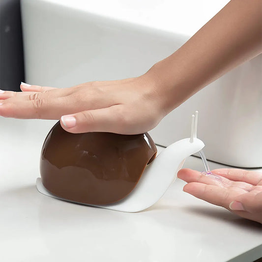 "Charlie Snail" the Soap / Hand Sanitizer Spitter - Style's Bug Brown