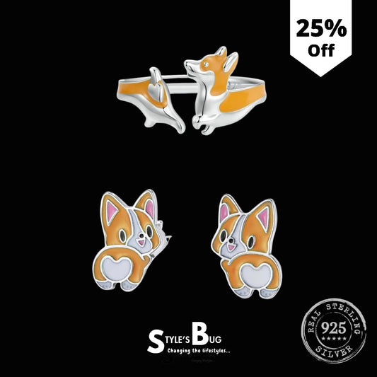 Realistic Corgi Jewelry