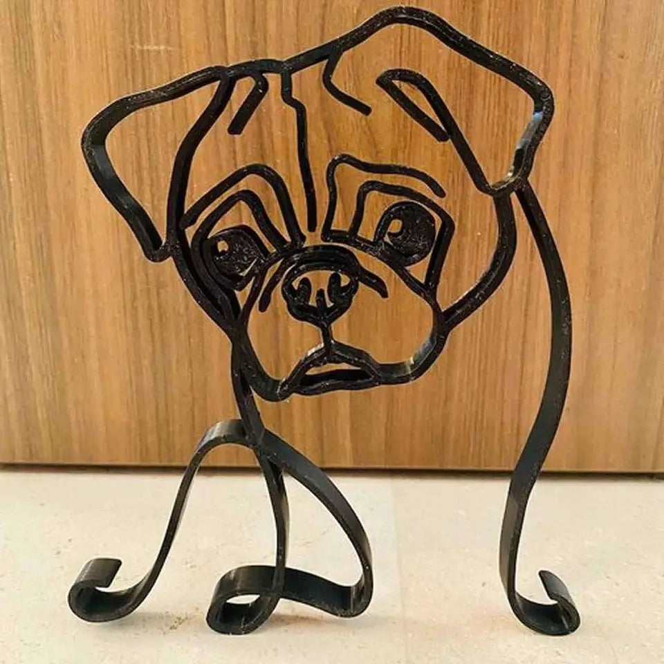 Realistic Dog shaped Standing ornaments