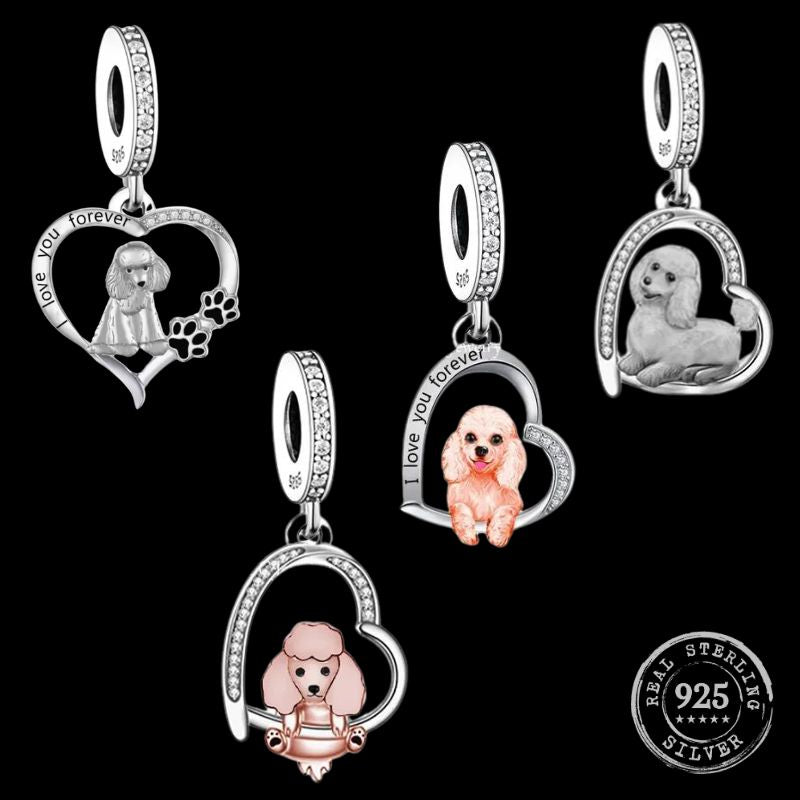 Realistic Cockapoo pendants