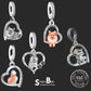 Realistic American Eskimo pendants
