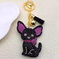 Crystal Chihuahua keychains