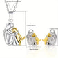 ‘Golden Retriever with Mom’ Jewelry Set
