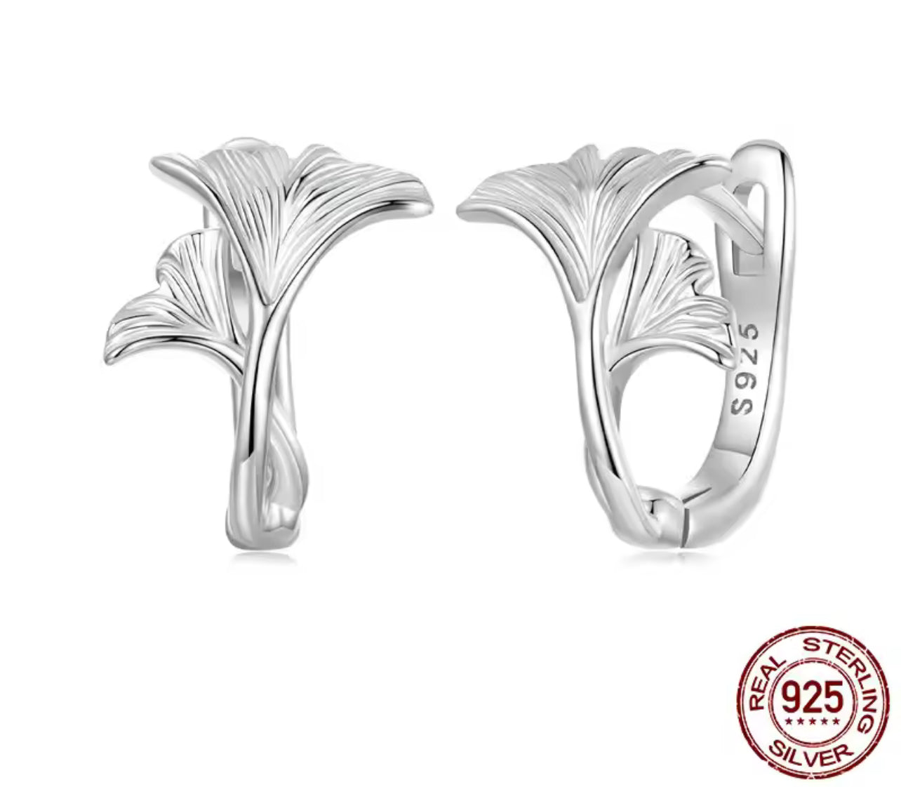 Realistic Ginkgo Jewelry