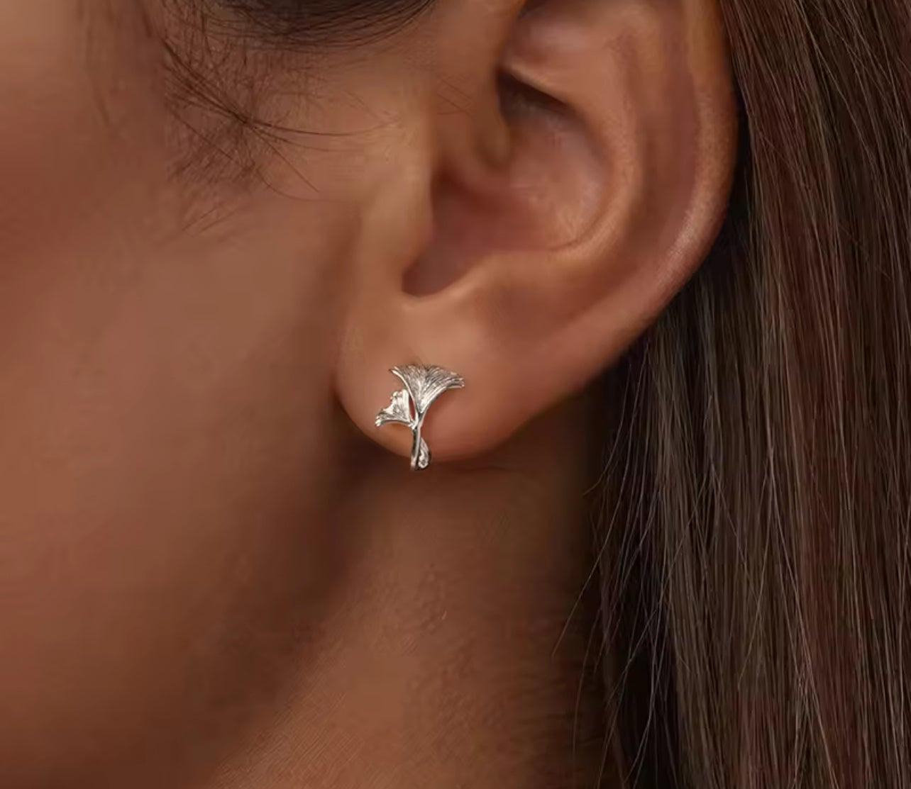 Realistic Ginkgo Jewelry