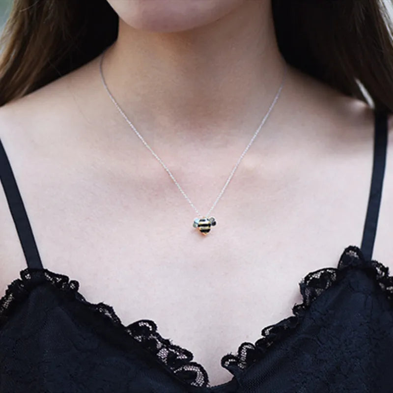 s925 Bumble bee jewellery set
