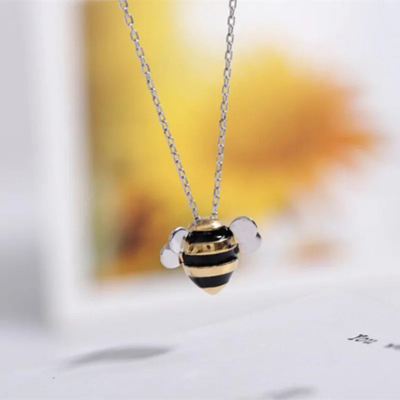 s925 Bumble bee jewellery set