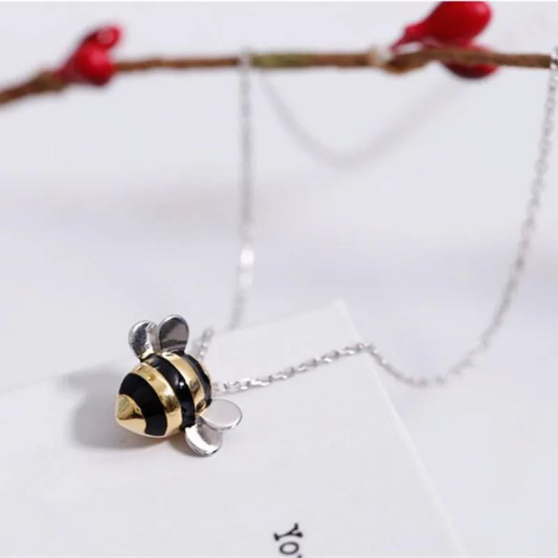 s925 Bumble bee jewellery set