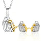 ‘English Setter with Mom’ Jewelry Set