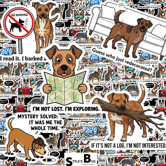 Mountain Cur Sticker Pack by Style's Bug
