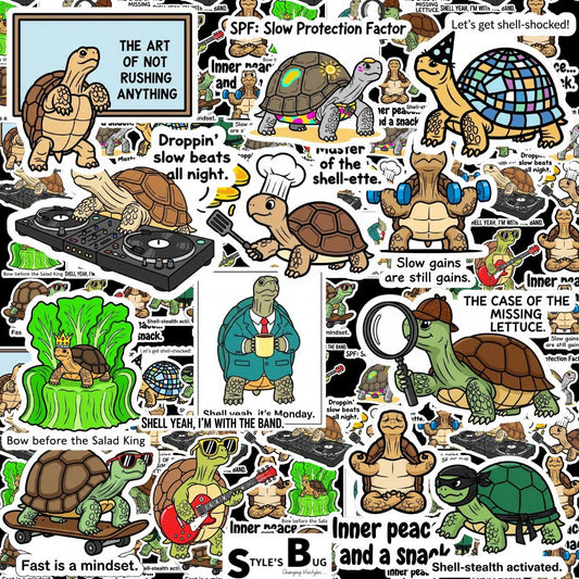 Tortoise Sticker Packs by Style's Bug