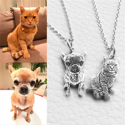 Custom pet photo keychain by Style's Bug