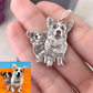 Custom pet photo keychain by Style's Bug