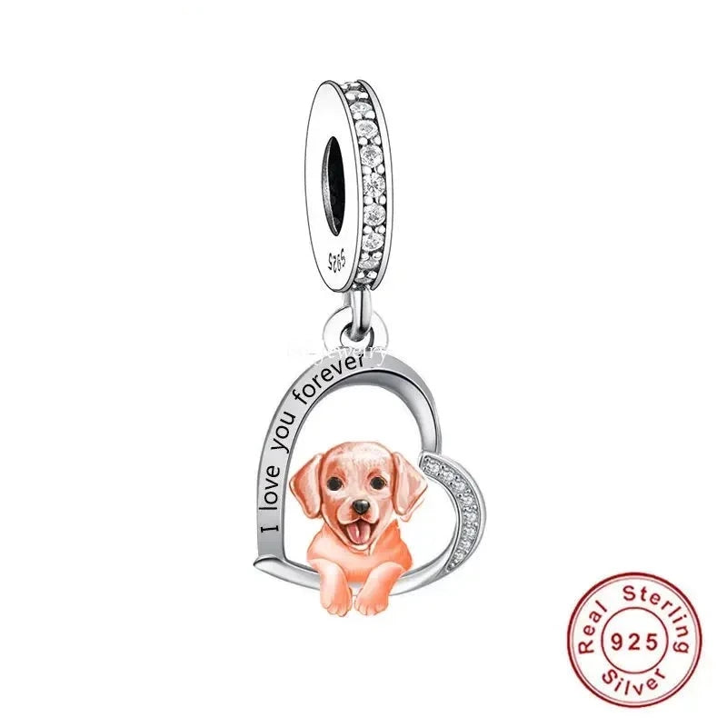 "I love you forever" Dog Pendants - Style's Bug Labrador / Only Pendant