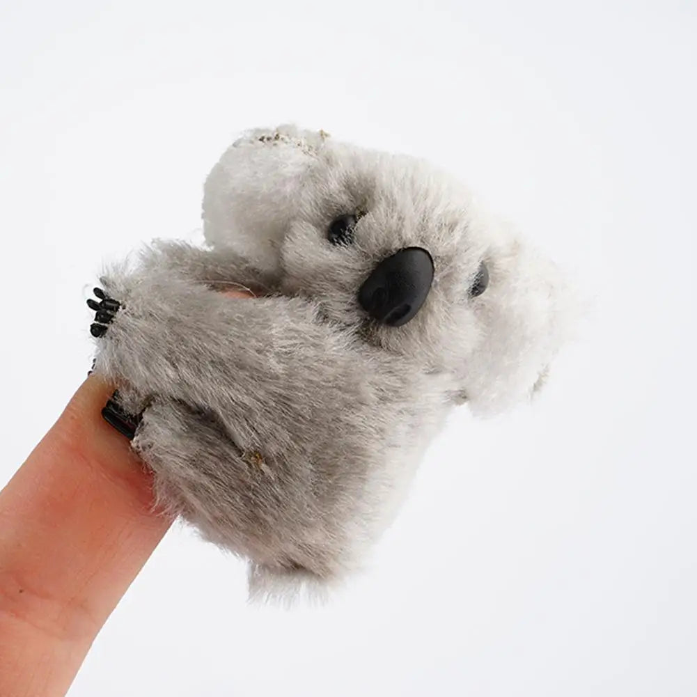 Realistic Plush Koala Hair Clips