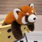 "Raccoon & Red Panda Family" Plushies