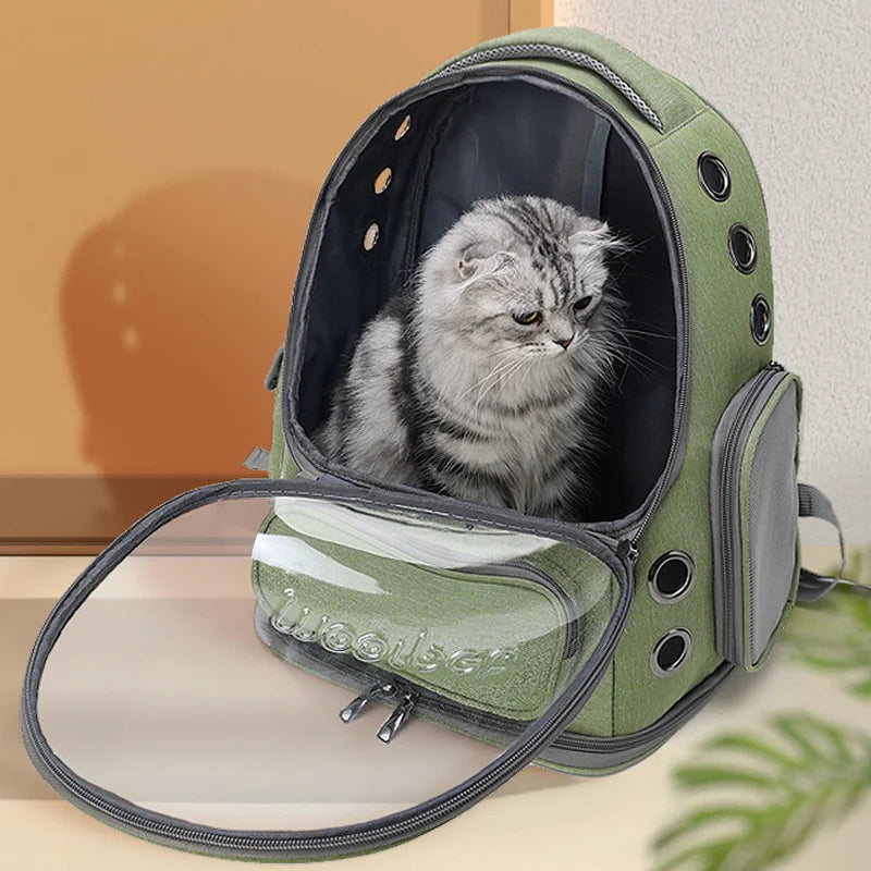 The Furry Astronaut Transparent Pet Cat Carrier Bag Style s Bug