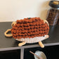Hedgehog Woven Shoulder Bag