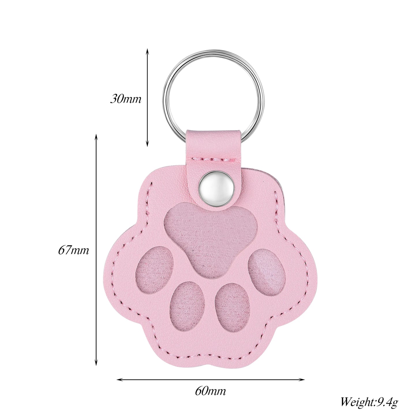 Pet Fur Memorial Keychain