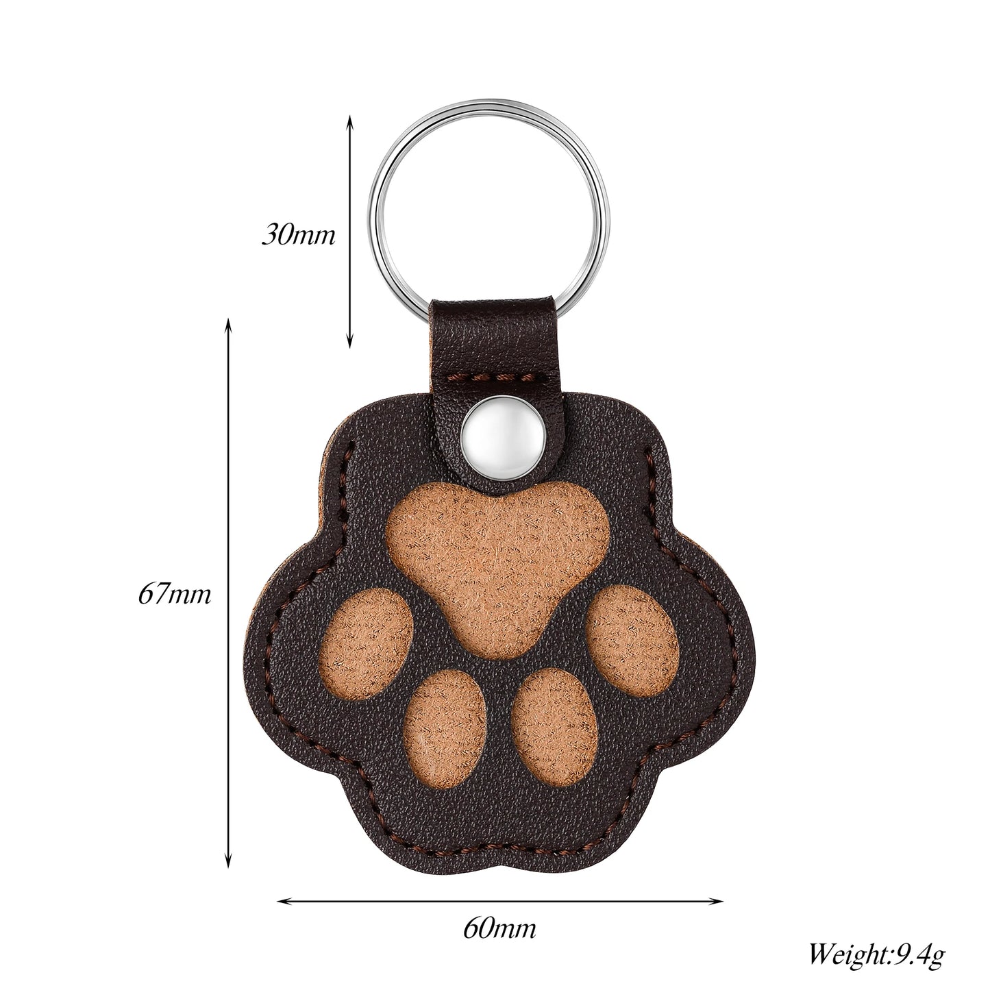 Pet Fur Memorial Keychain