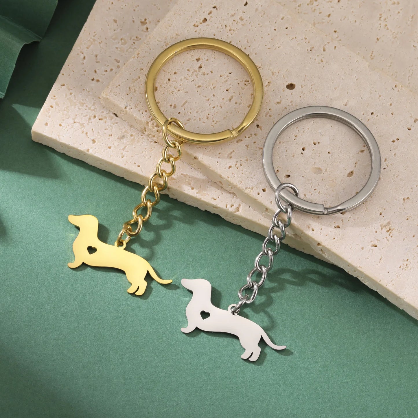 Realistic Dachshund Keychains