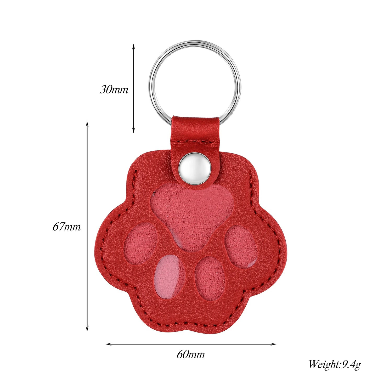 Pet Fur Memorial Keychain