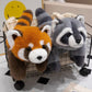 "Raccoon & Red Panda Family" Plushies