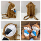 Otter Holding Fish Backpack