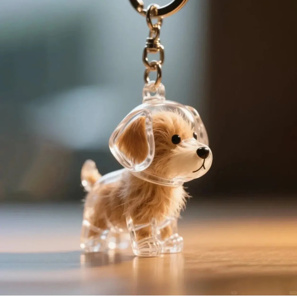 Pet fur Storage Keychain by Style's Bug