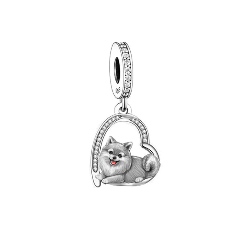 "My dog is inside my heart" Dog pendants