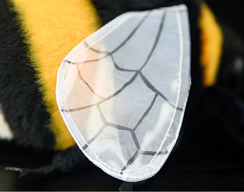 Realistic Chubby Bumblebee Plushie