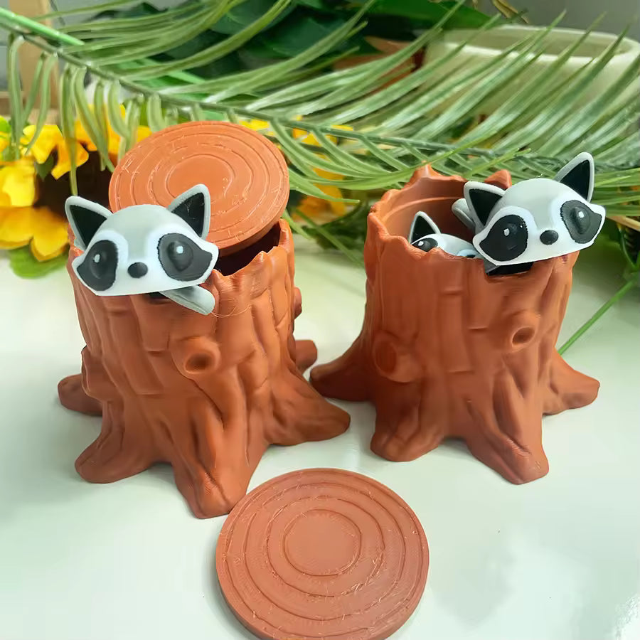 3D Printed Raccoon Toys