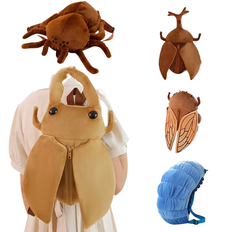 Realistic Beetle / Cicada / Spider Backpacks