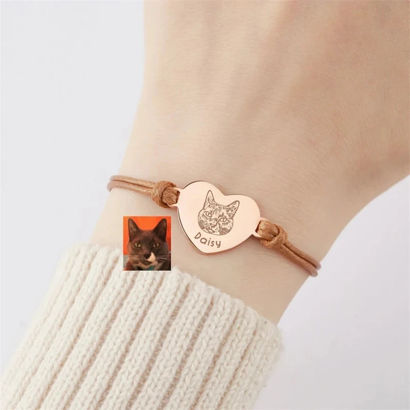 PAWsonalized Pet Portrait bracelets by Style's Bug