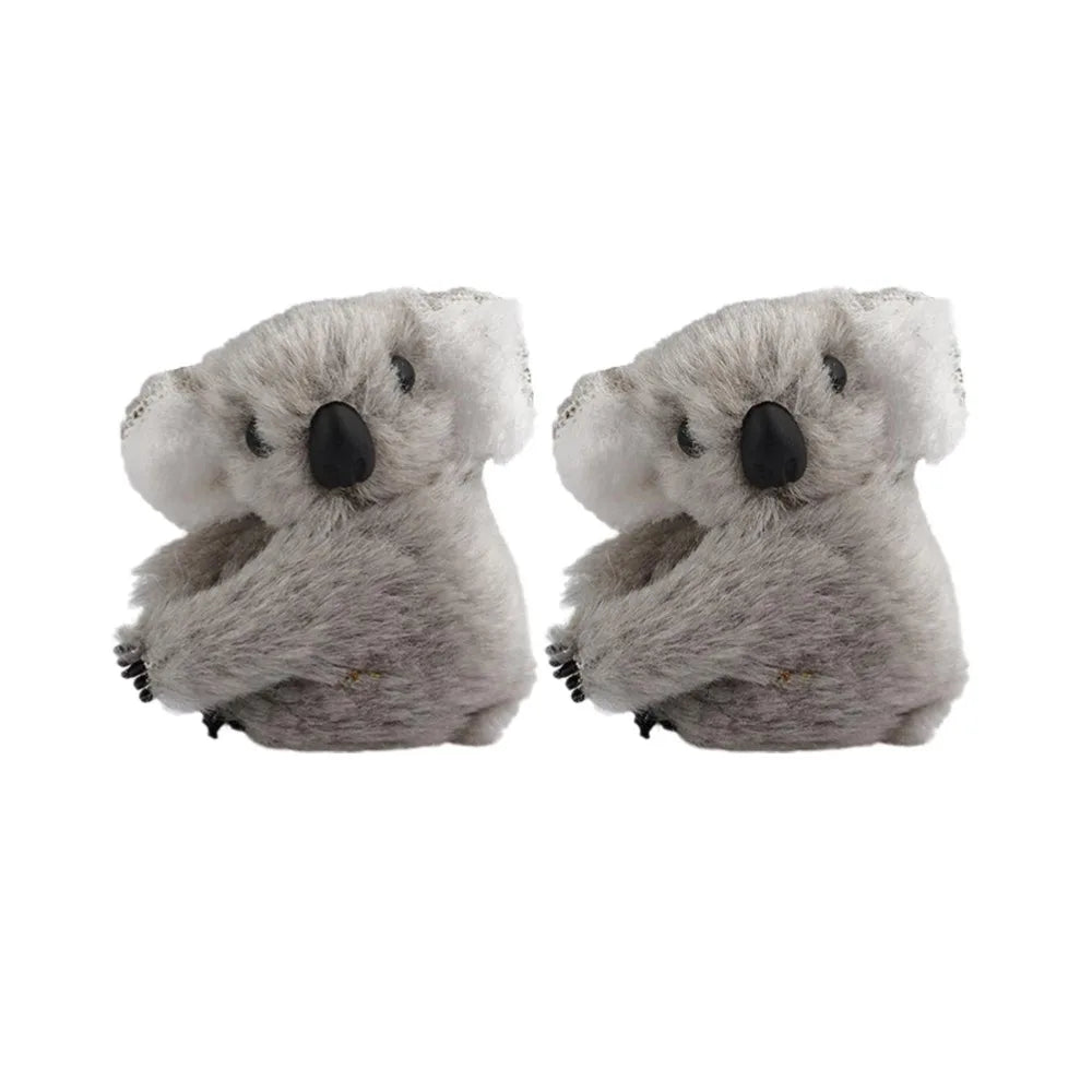 Realistic Plush Koala Hair Clips