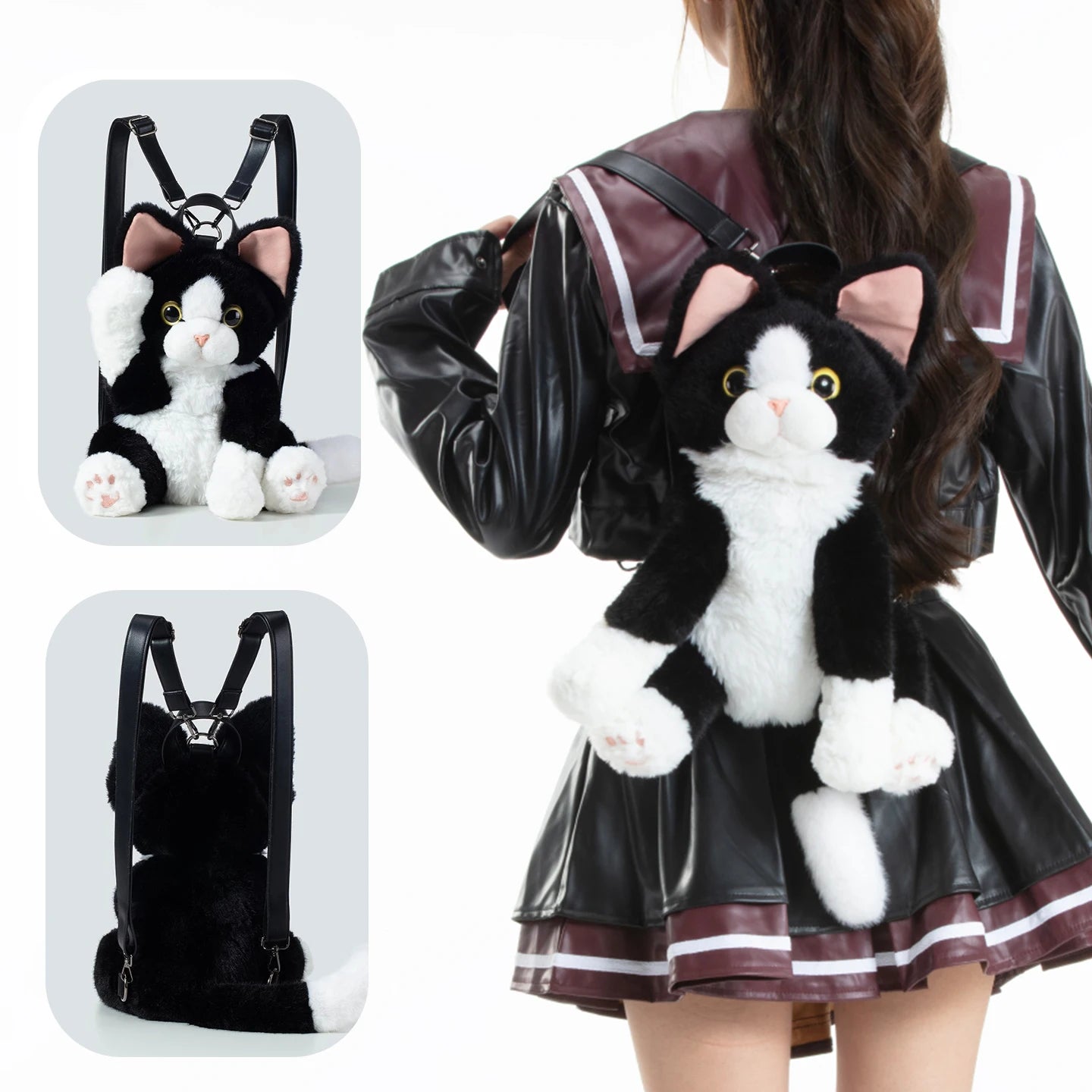 Tuxedo Plushie Backpack