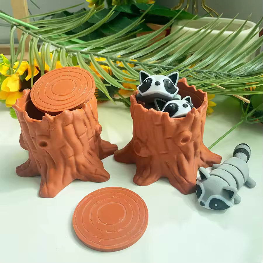 3D Printed Raccoon Toys